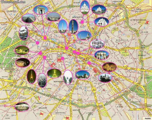 الأخوة الكرام أريد خريطة باريس السياحية هل أجدها العرب المسافرون