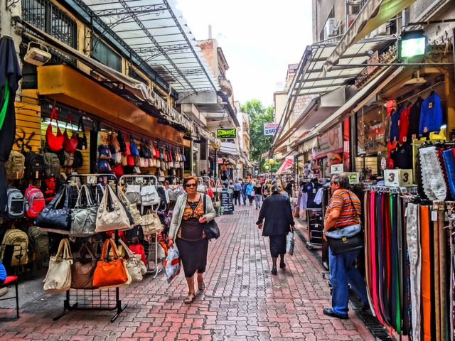 التسوق فى أثينا
