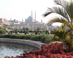  حديقة الازهر بالقاهرة 