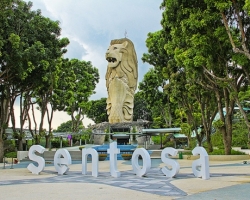  جزيرة سنتوسا فى سنغافورة 