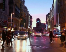  شارع غران فيا في مدريد 