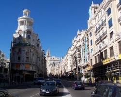  شارع غران فيا في مدريد 