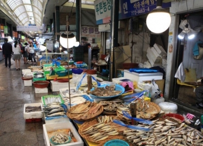 سوق انشيون الكبير للاسماك