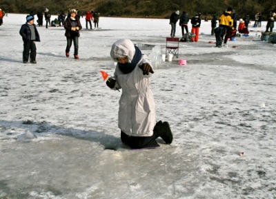  مهرجان يانغبيونغ  للصيد الجليدي 