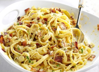 اشهر الاكلات الايطاليه - Carbonara كاربونار